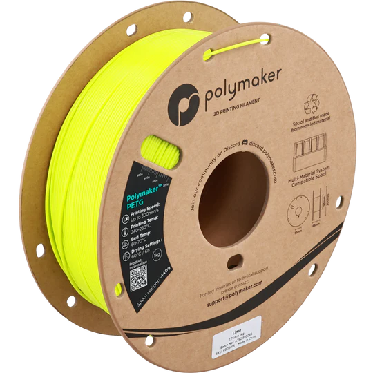 Polymaker PETG Amarillo 1.75mm 1Kg Polymaker PETG Amarillo 1.75mm 1Kg