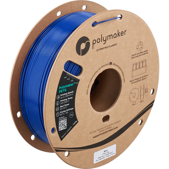 Polymaker PETG Azul 1.75mm 1Kg Polymaker PETG Azul 1.75mm 1Kg