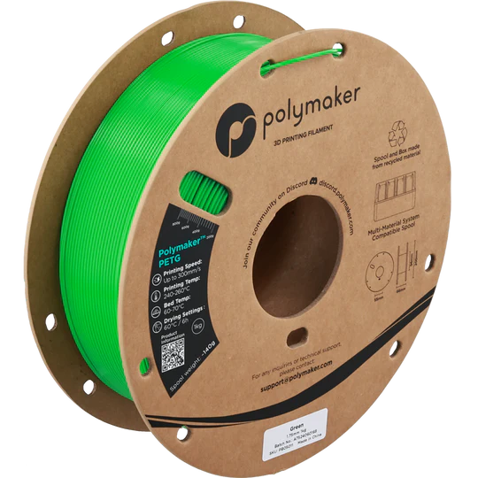 Polymaker PETG Verde 1.75mm 1Kg Polymaker PETG Verde 1.75mm 1Kg