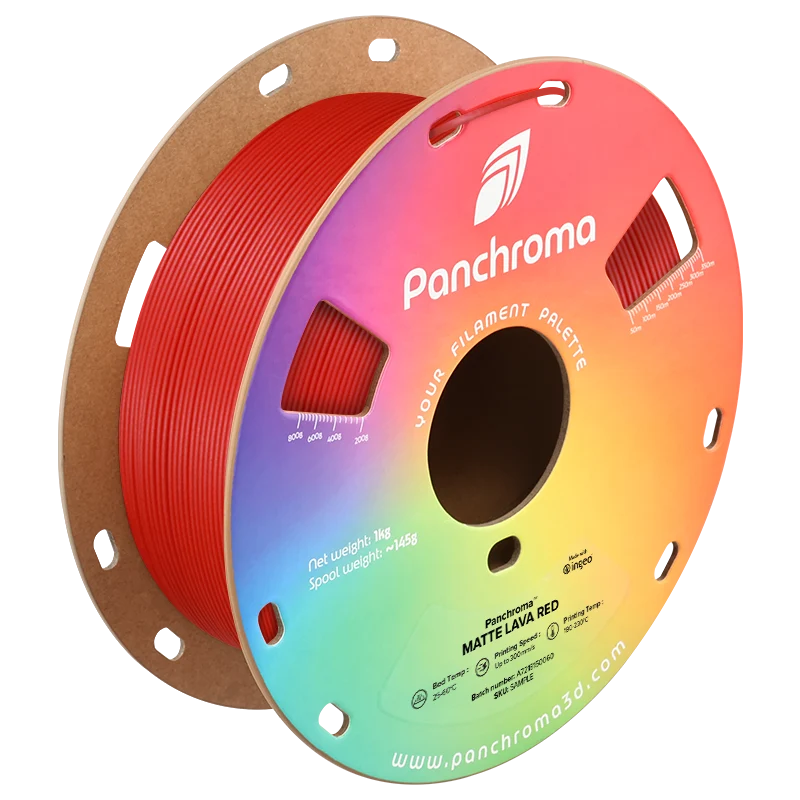 Panchroma PLA Mate Rojo Lava 1.75 mm 1 kg Panchroma PLA Mate Rojo Lava 1.75mm 1Kg