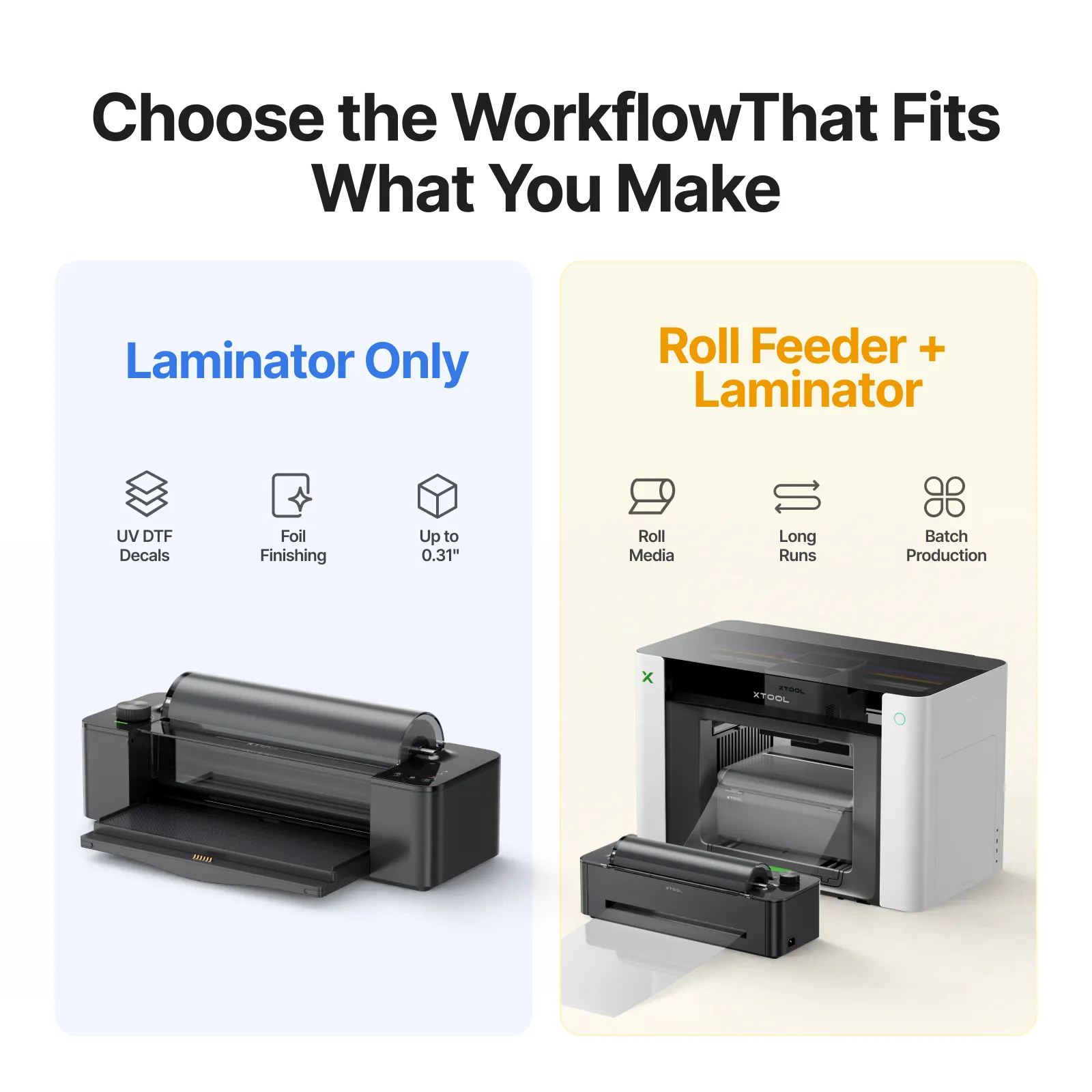 xTool LM1 Laminadora para O1 Omni UV DTF xTool LM1 Laminadora para O1 Omni UV DTF