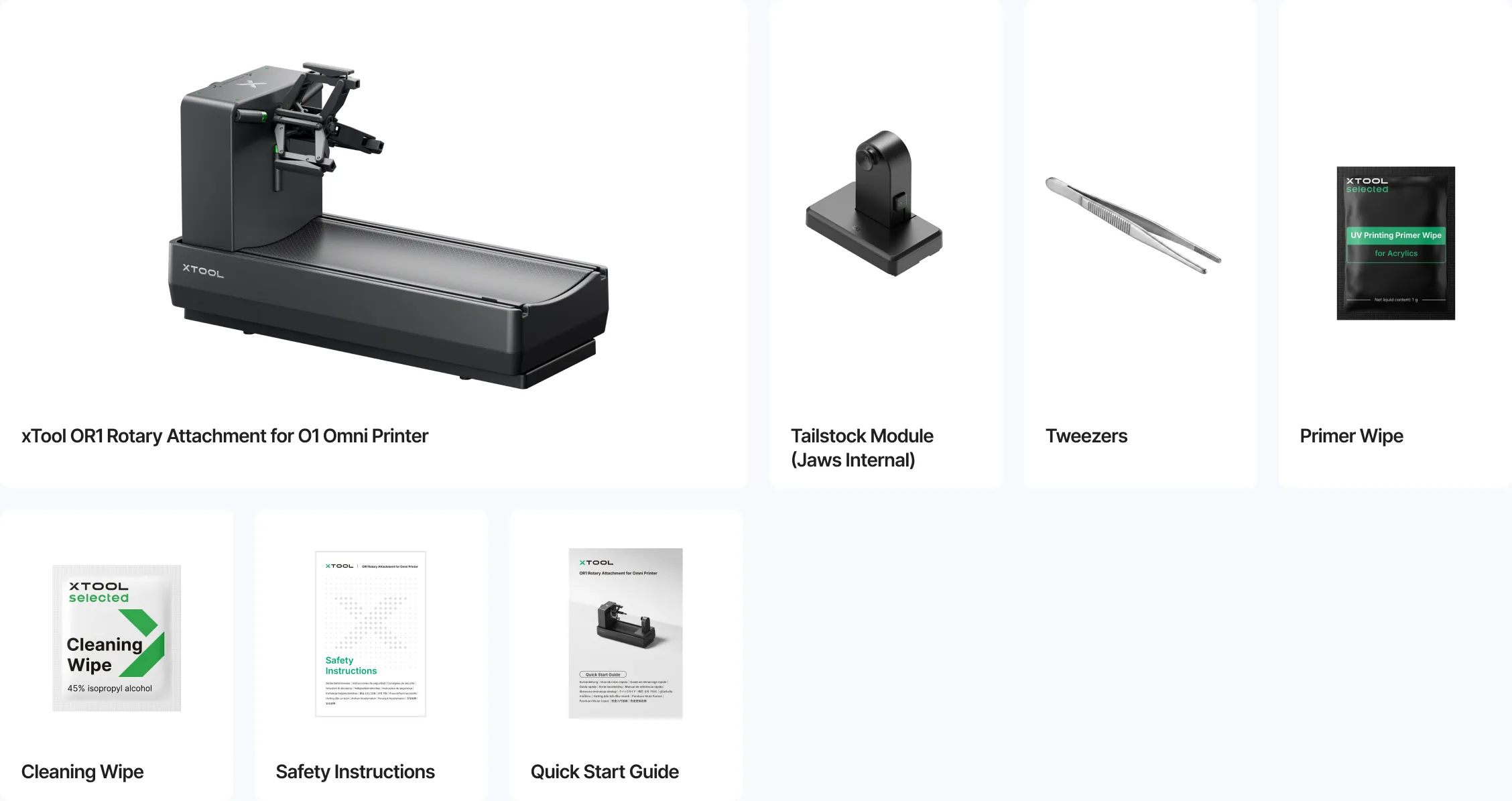 xTool OR1 Accesorio Rotatorio para O1 Omni | Versátil 360° xTool OR1 Accesorio Rotatorio para O1 Omni | Versátil 360°